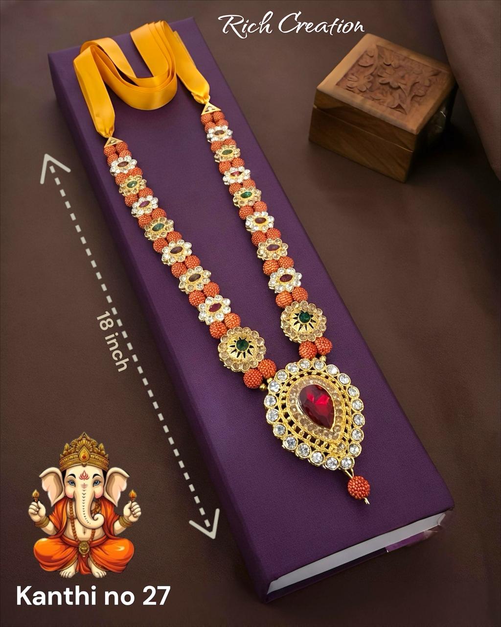 Ear Chain Jewellery Flat Lay