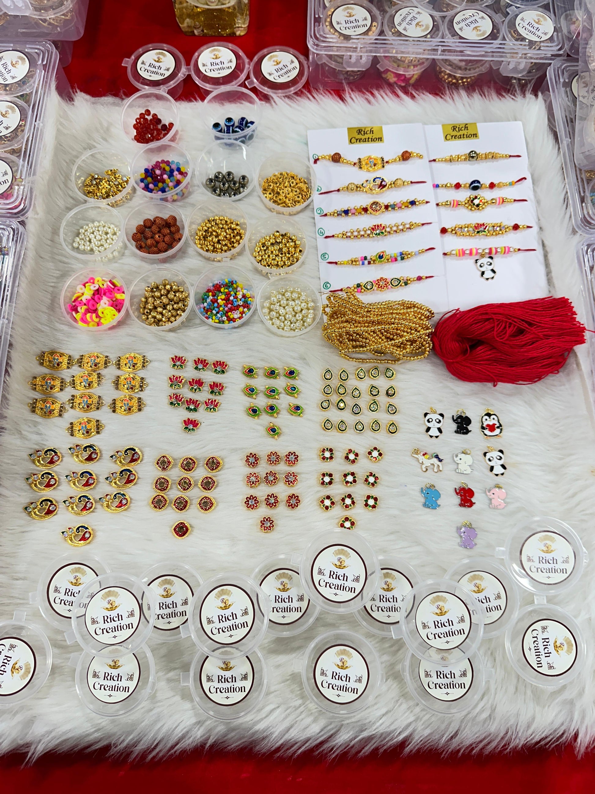 Premium Rakhi Making Kit by Rich Creation